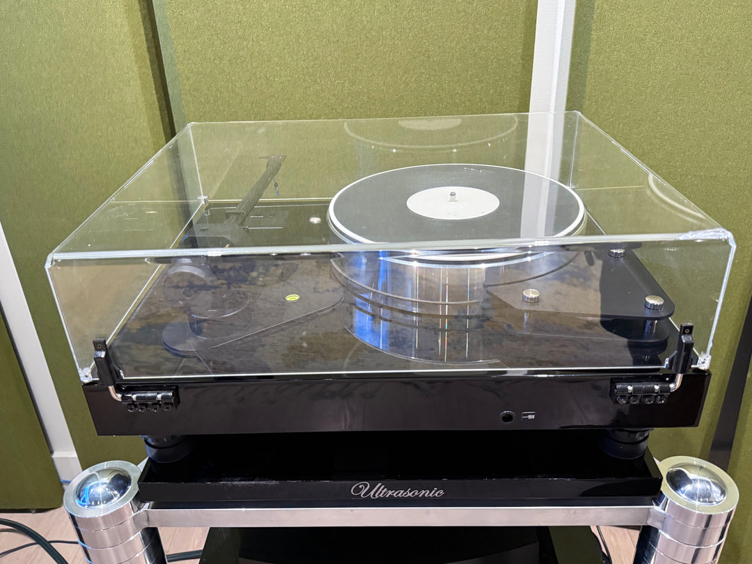 Pro-Ject X-Tension-12 Turntable Vinyl Record Player with Acrylic Cover & Evolution Tonearm in Piano Black Gloss GOOD