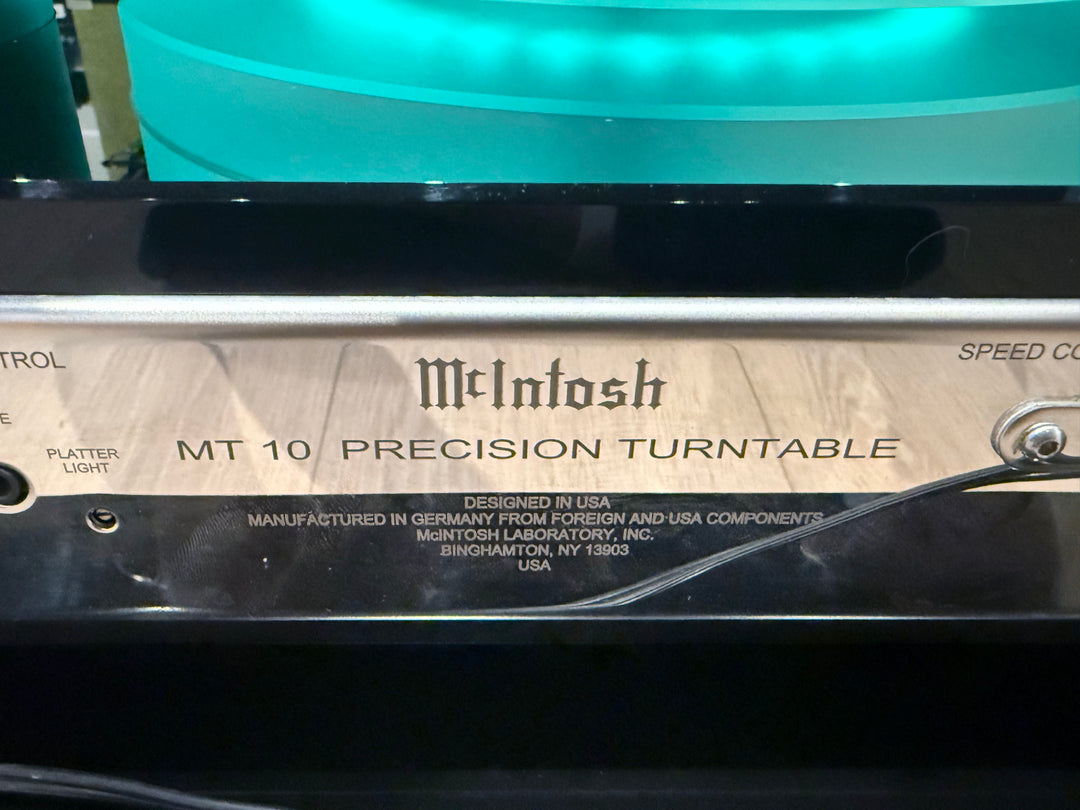 McIntosh MT10 MT-10 Precision Turntable Moving Coil Cartridge, Cover, & Original Box EXCELLENT