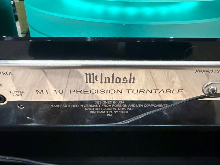 McIntosh MT10 MT-10 Precision Turntable Moving Coil Cartridge, Cover, & Original Box EXCELLENT