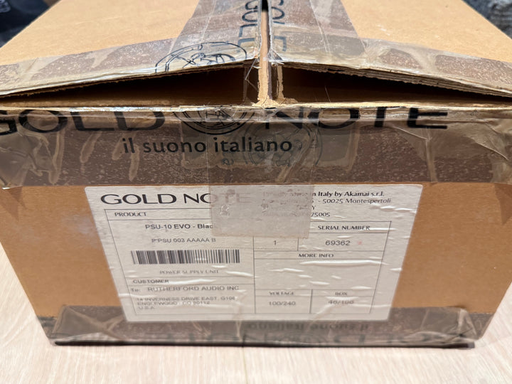 Gold Note PSU-10 EVO Power Supply w Box EXCELLENT