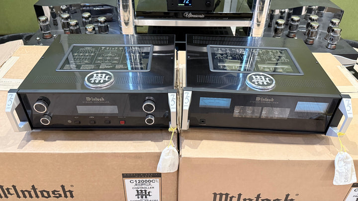 McIntosh C12000 75th Anniversary Edition Preamplifier & Controller with Box, Remote, Manual MINT
