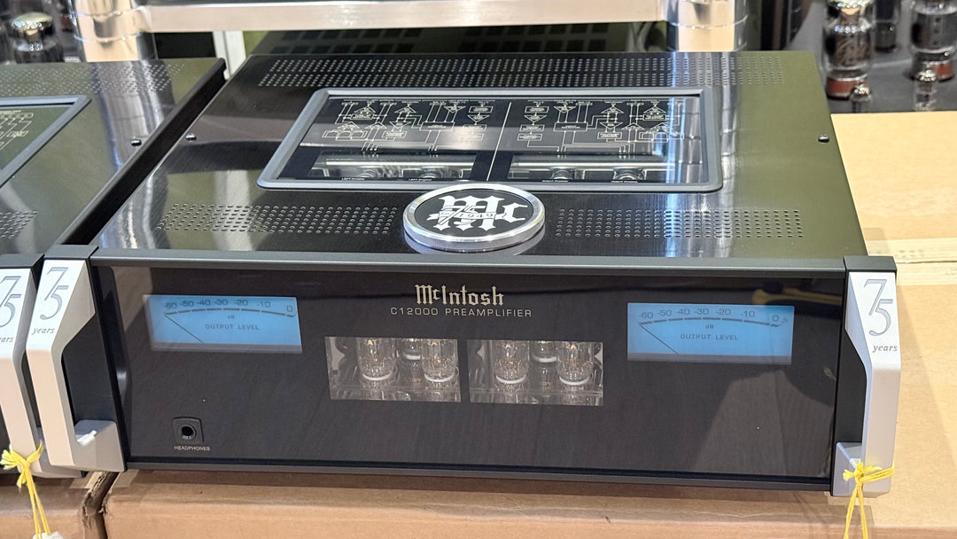 McIntosh C12000 75th Anniversary Edition Preamplifier & Controller with Box, Remote, Manual MINT