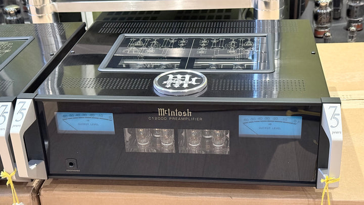 McIntosh C12000 75th Anniversary Edition Preamplifier & Controller with Box, Remote, Manual MINT