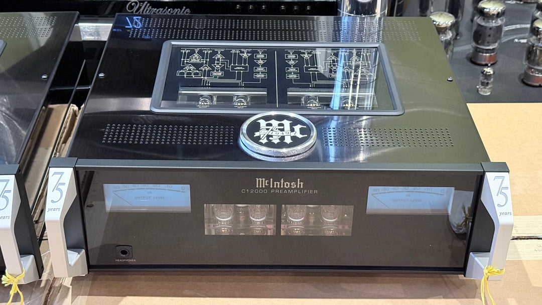 McIntosh C12000 75th Anniversary Edition Preamplifier & Controller with Box, Remote, Manual MINT