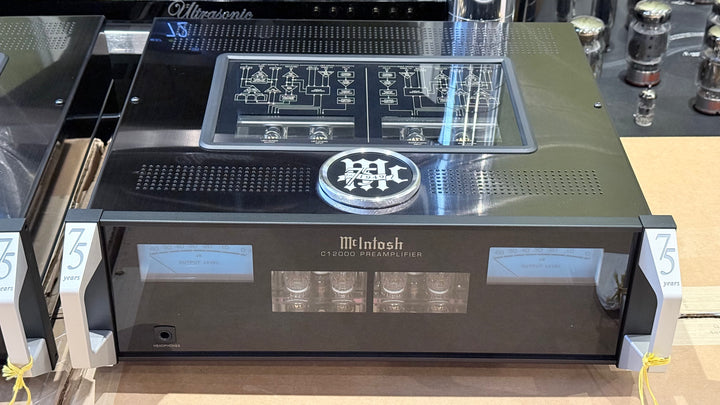 McIntosh C12000 75th Anniversary Edition Preamplifier & Controller with Box, Remote, Manual MINT
