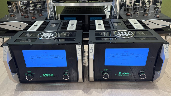 McIntosh MC1.25KW 75th Anniversary Monoblock Mono Amplifiers w Box & Manual MINT