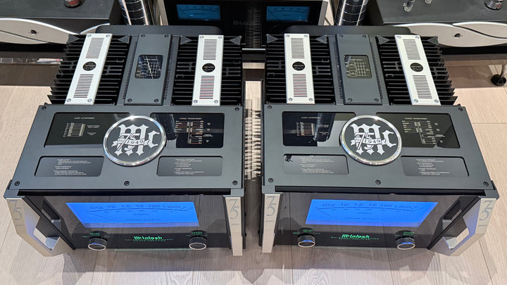 McIntosh MC1.25KW 75th Anniversary Monoblock Mono Amplifiers w Box & Manual MINT