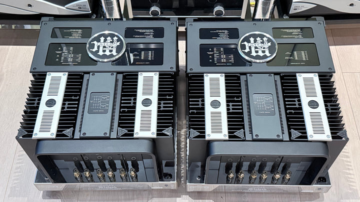 McIntosh MC1.25KW 75th Anniversary Monoblock Mono Amplifiers w Box & Manual MINT