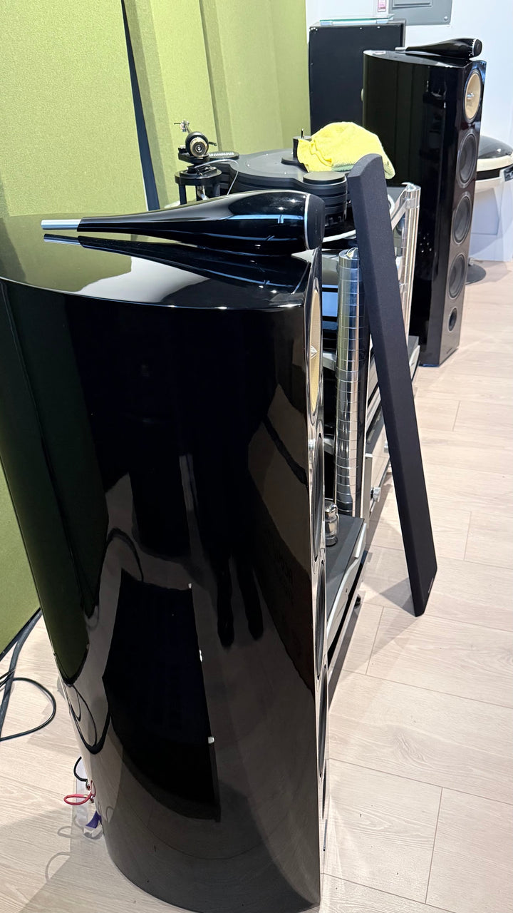 B&W Bowers & Wilkins 803D2 Full Range Speakers in Bloss Black with Boxes EXCELLENT
