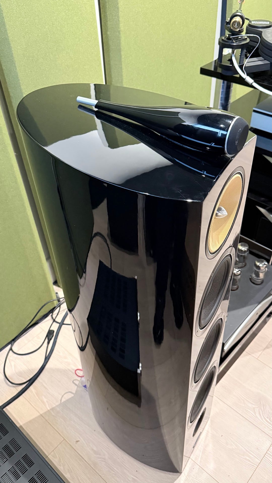 B&W Bowers & Wilkins 803D2 Full Range Speakers in Bloss Black with Boxes EXCELLENT