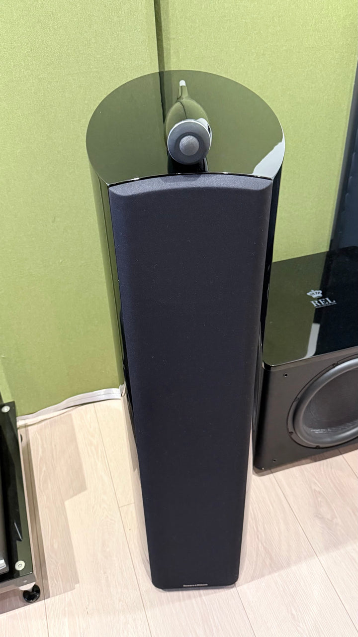 B&W Bowers & Wilkins 803D2 Full Range Speakers in Bloss Black with Boxes EXCELLENT