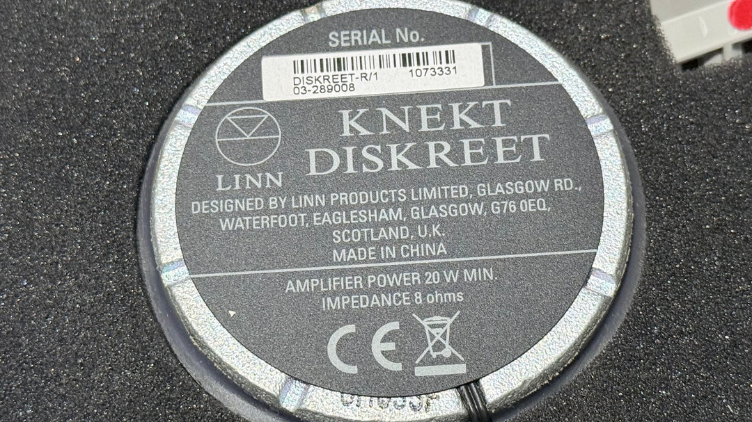 Linn Knekt Diskreet In Wall Speakers in White NEW OPEN BOX