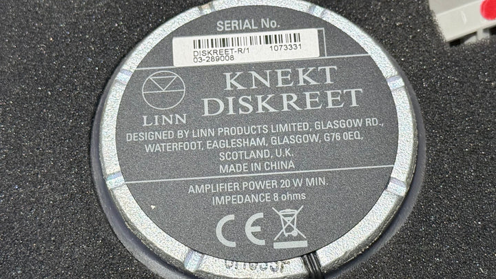 Linn Knekt Diskreet In Wall Speakers in White NEW OPEN BOX