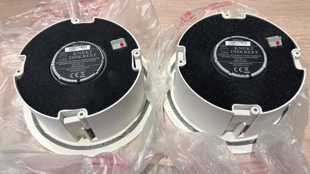 Linn Knekt Diskreet In Wall Speakers in White NEW OPEN BOX