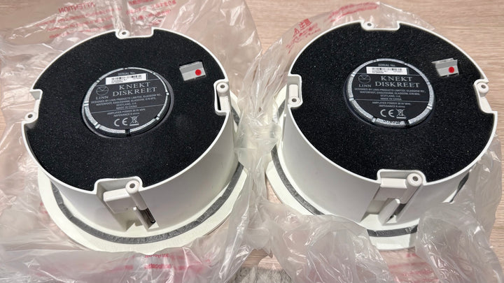 Linn Knekt Diskreet In Wall Speakers in White NEW OPEN BOX