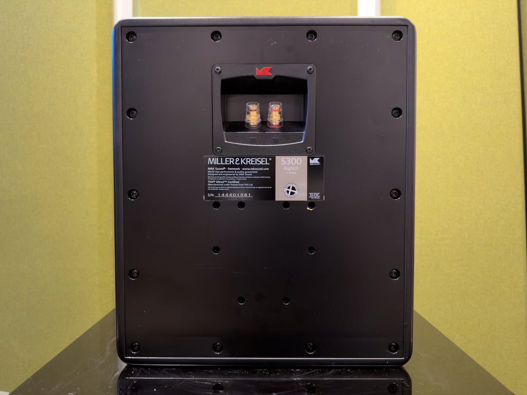 Miller & Kreisel S300 Right/C Surround Speaker in Black with Box Serial 144401561 EXCELLENT