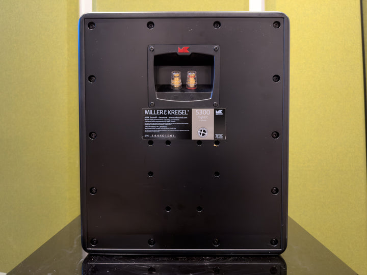Miller & Kreisel S300 Right/C Surround Speaker in Black with Box Serial 144401561 EXCELLENT