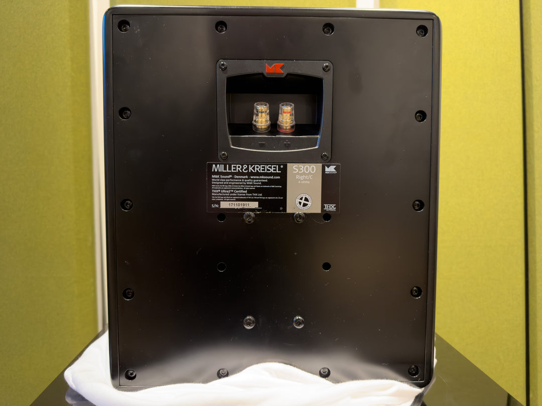 Miller & Kreisel S300 Right/C Surround Speaker in Black with Box Serial 171101911 EXCELLENT