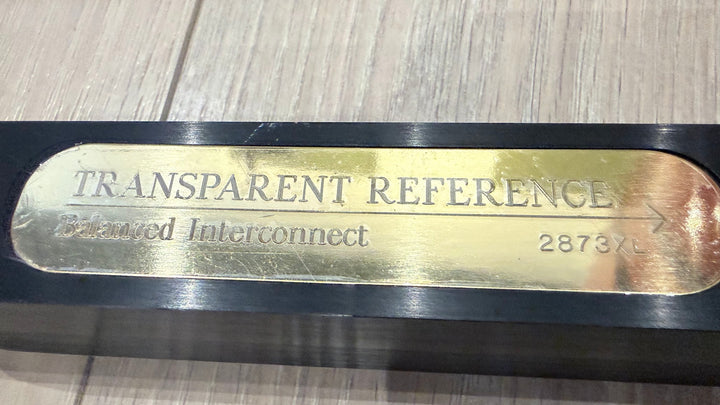 Transparent Reference Balanced XLR Interconnect 4 Meter, Single Cable, No Box