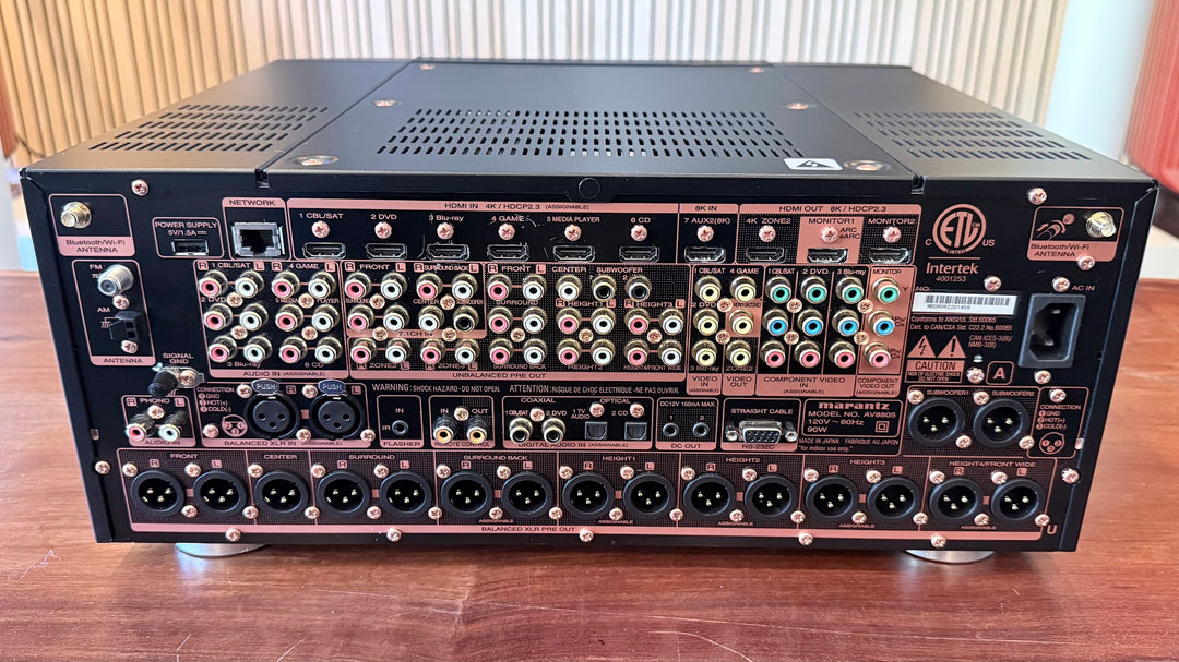 Marantz AV8805A Home Theater Preamplifier w Box & Accessories Serial #456 MINT