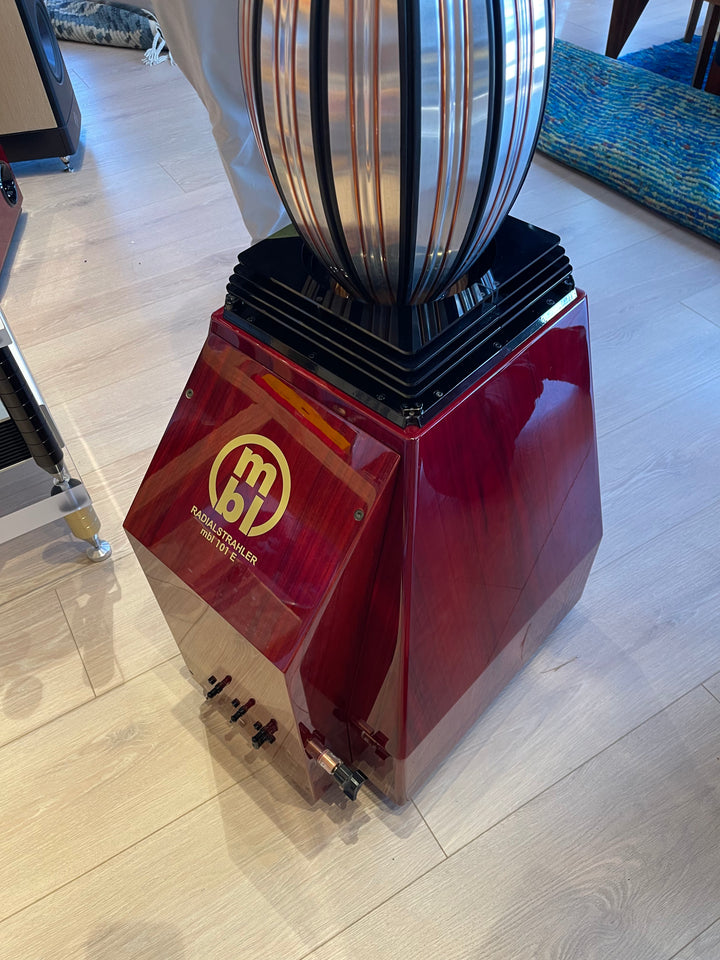 MBL 101e Radialstrahler MK1 Full Range Speakers in Rosewood Finish with Accessories and Crates EXCELLENT