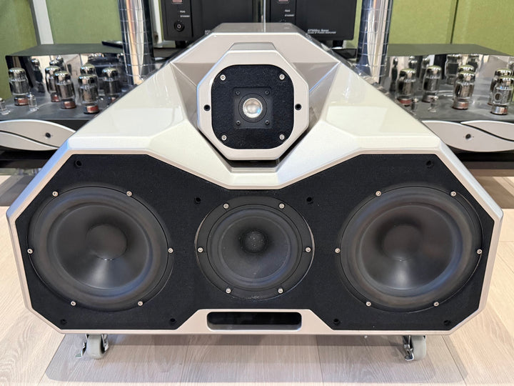 Wilson Audio Mezzo Center Channel Speaker in Eldorado Gold / Parchment w Custom Crate EXCELLENT