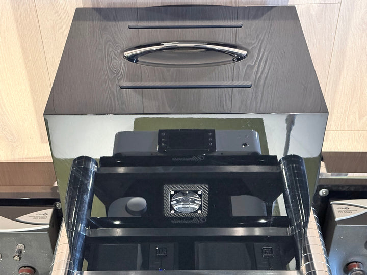 REL Acoustics Carbon Special Subwoofer in Gloss Black w Box & Accessories Serial 4002 EXCELLENT
