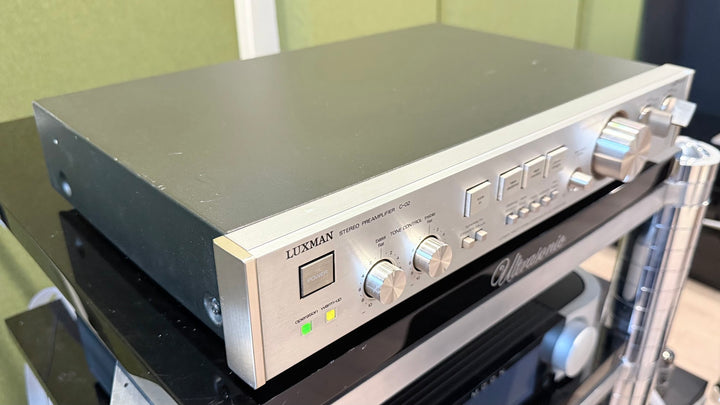 Luxman C-02 Preamplifier in Silver No Box VERY GOOD