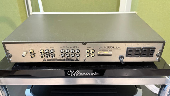 Luxman C-02 Preamplifier in Silver No Box VERY GOOD