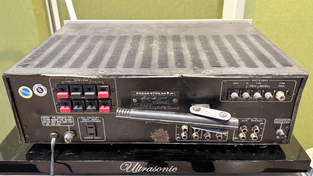 Marantz 2218 AM/FM Stereo Receiver in Silver No Box FAIR CONDITION