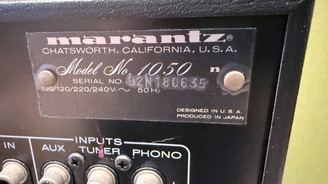 Marantz 1050 Stereo Integrated Amplifier VERY GOOD