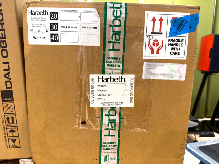Harbeth M30.2 XD Bookshelf Speakers Pair in Walnut NEW