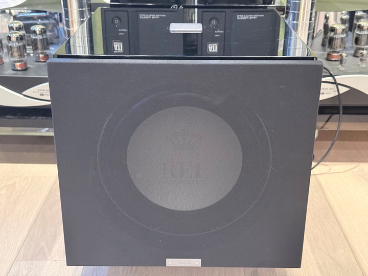 REL Acoustics S/812 Subwoofer w Box & Accessories in Gloss Black EXCELLENT