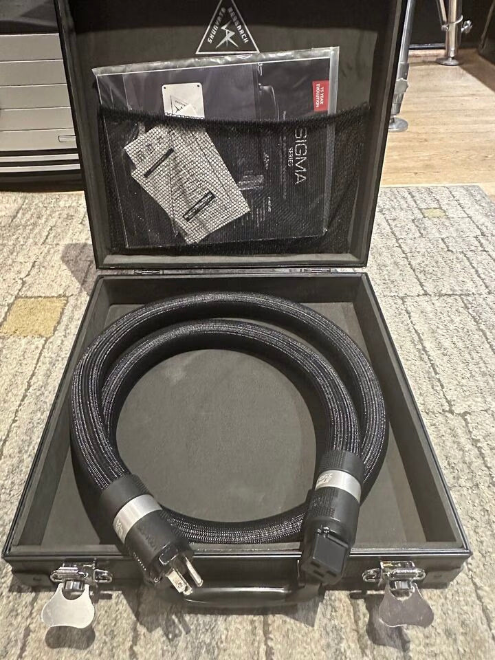 Shunyata Research Sigma Etron Analog C13 15amp 1.75M 6ft Power Cord Box Manual