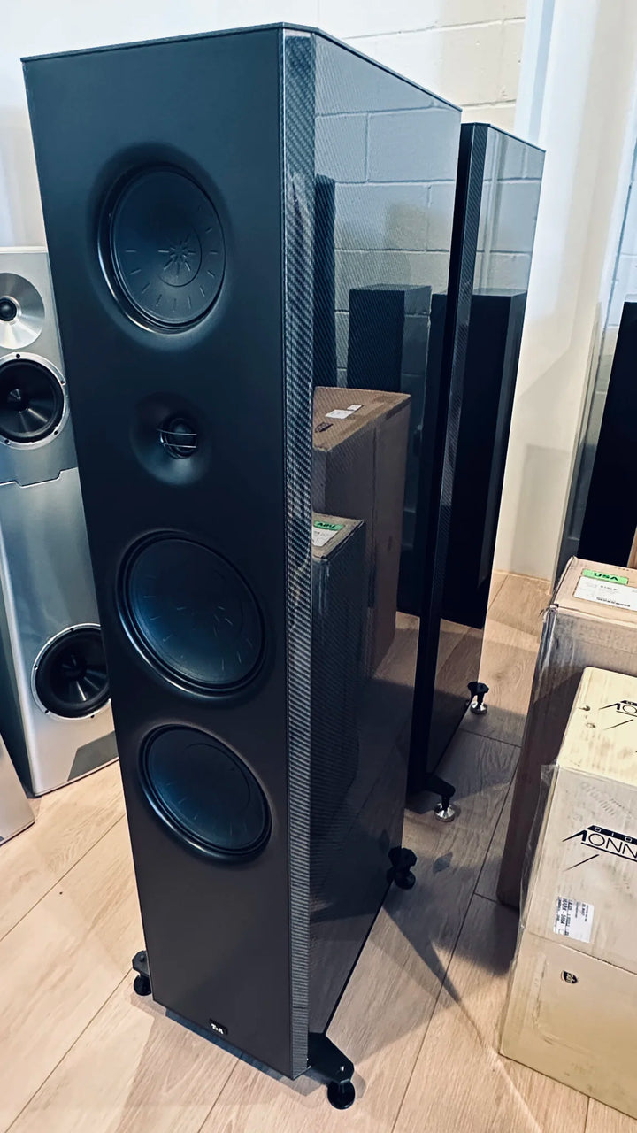 T+A Criterion S 2200 CTL Carbon Finished Full Range Speaker Pair 3 Way Floor Standing EXCELLENT