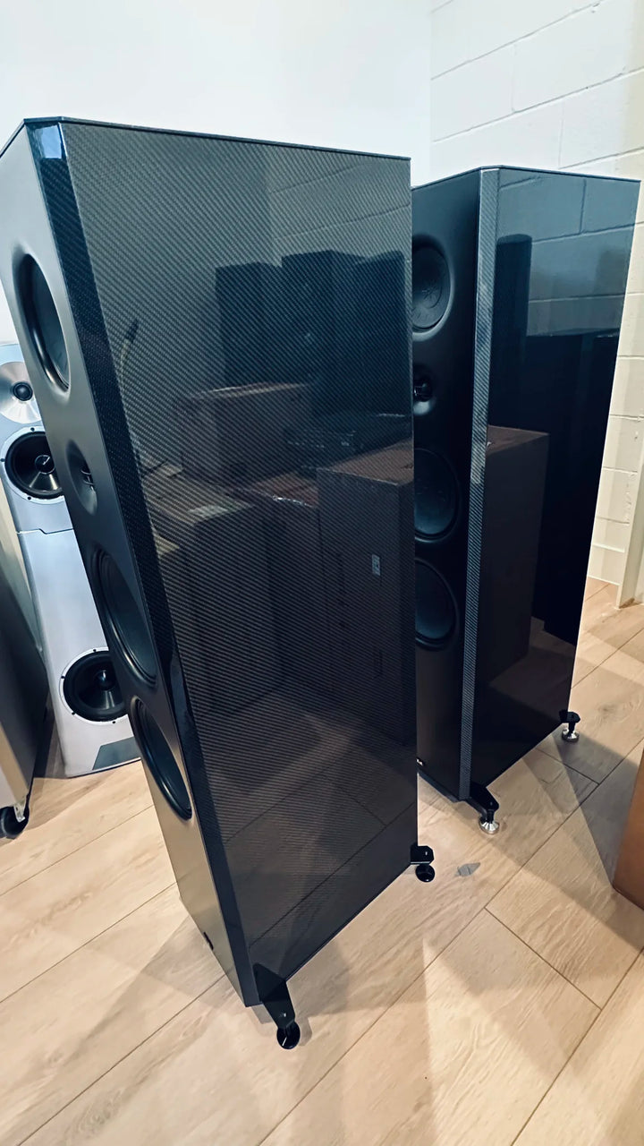 T+A Criterion S 2200 CTL Carbon Finished Full Range Speaker Pair 3 Way Floor Standing EXCELLENT