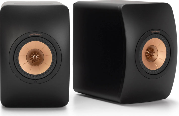 KEF LS50 Wireless II 2 Hi-Fi Powered Speaker Pair in Carbon Black NEW