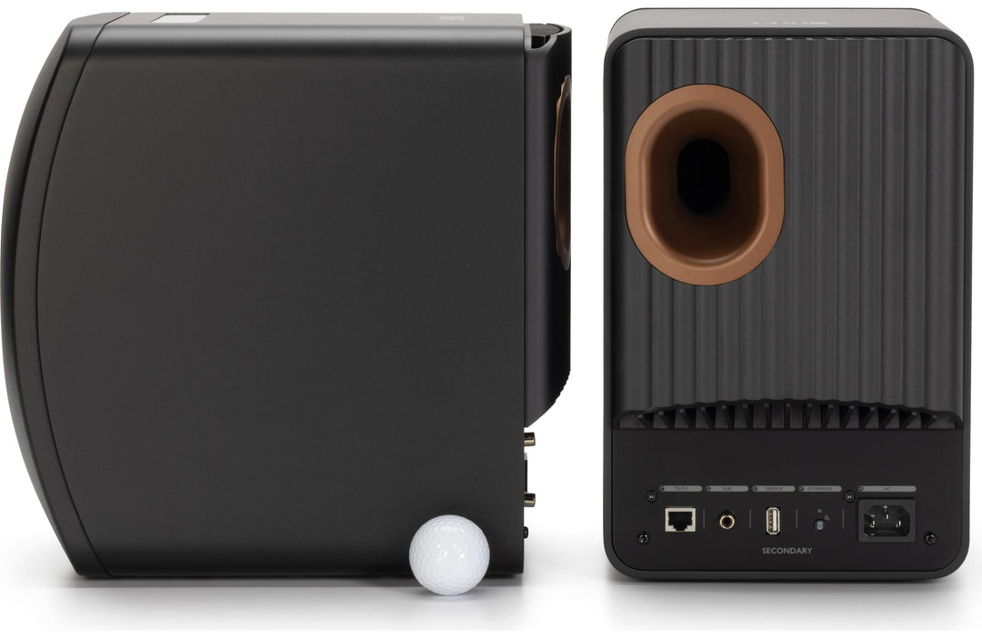 KEF LS50 Wireless II 2 Hi-Fi Powered Speaker Pair in Carbon Black NEW