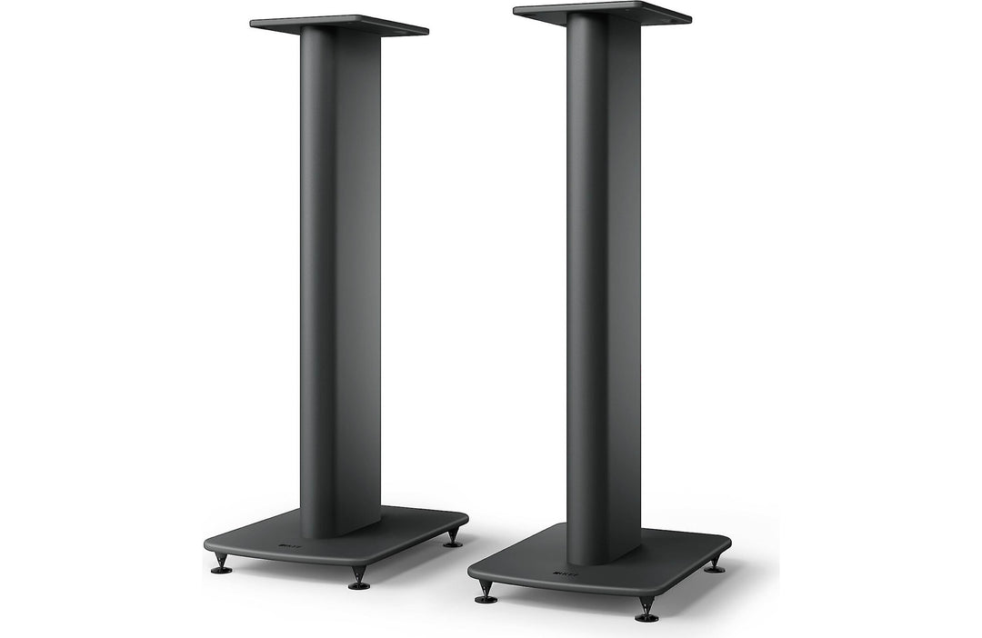 KEF S2 Floor Speaker Bookshelf Stand in Carbon Black NEW